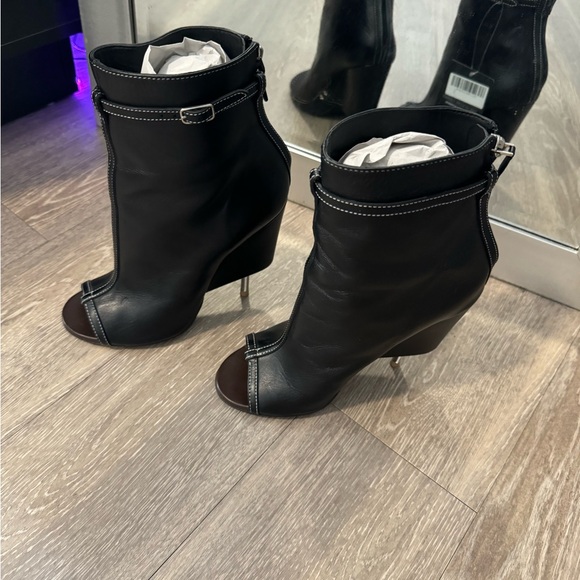 Givenchy Peep Toe Ankle Boots - Picture 6 of 8